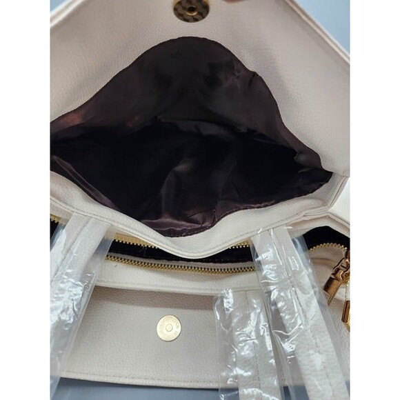 Stylish Cream Shoulder bag with matching wallet- New never been used - Picture 6 of 10